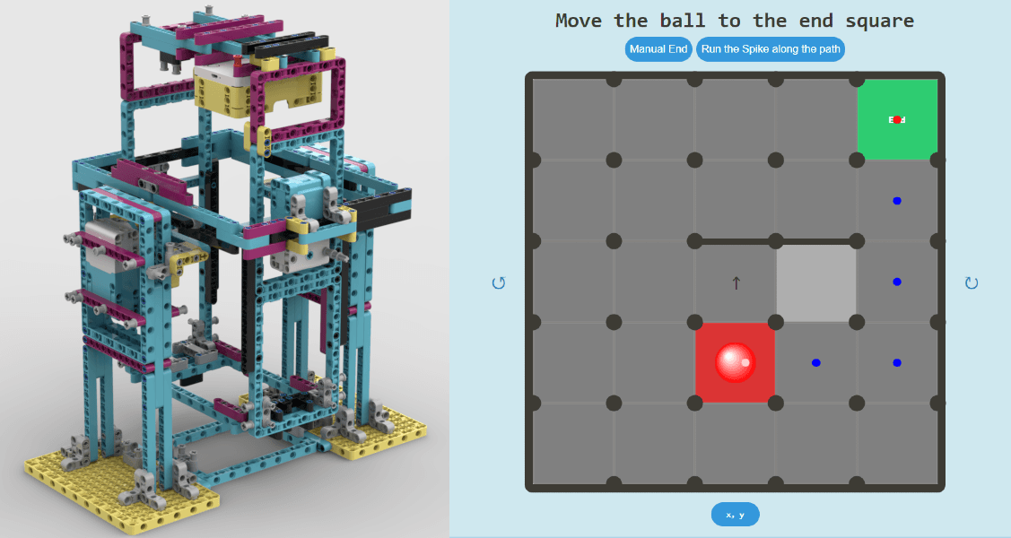 LEGO SPIKE AI Maze